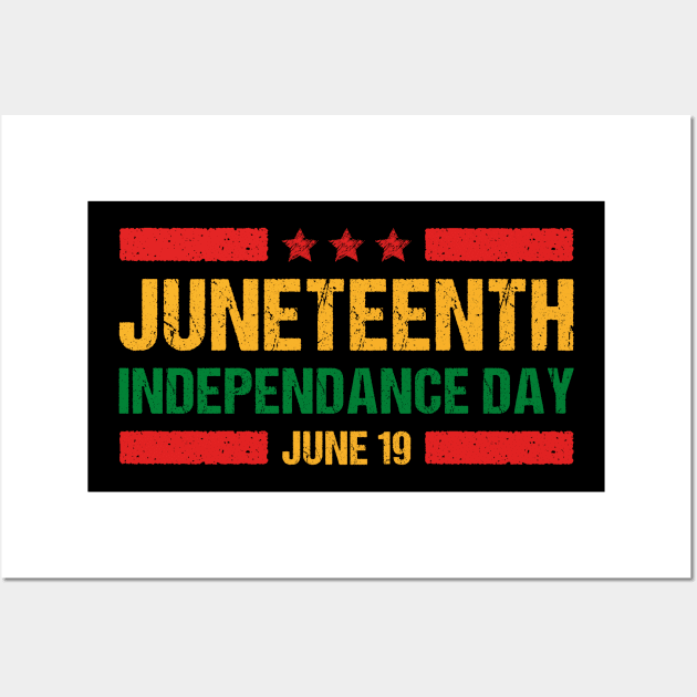 Juneteenth Is My Independence Day Free ish since 1865 Wall Art by drag is art
